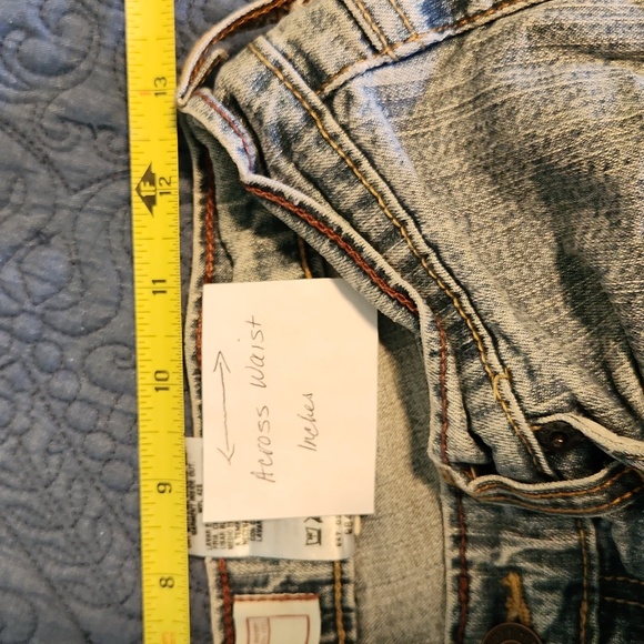 Signature Levi's Boot Cut Stretch Jeans ☆ Misses Sz 8 Short ☆ Vintage ☆ Awesome - Picture 9 of 14
